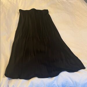 Quince Classic Silk Black Skirt